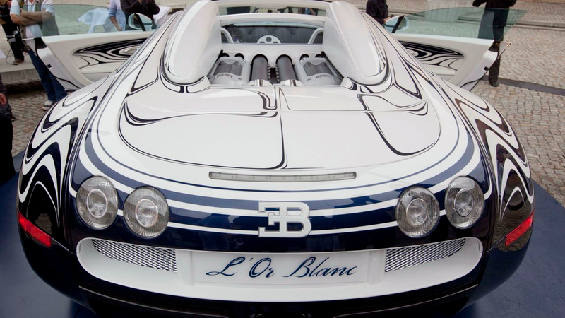 Illustration for article titled The Bugatti Veyron L'Or Blanc is a $2.3 million tea set